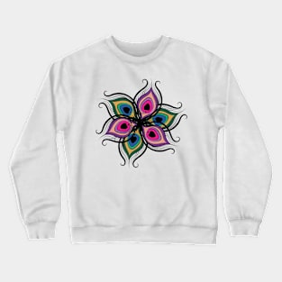 Feather Flower Crewneck Sweatshirt